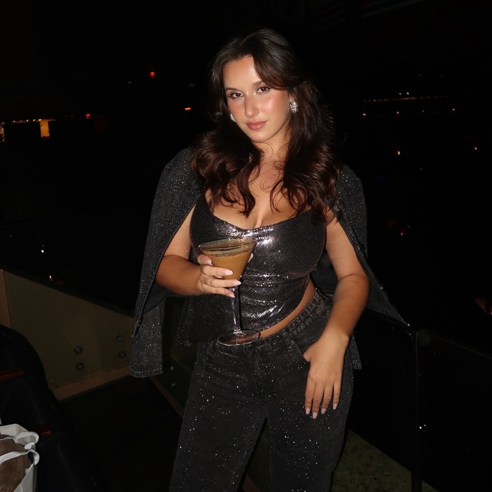 Sequin top from revolve